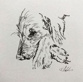 Customized Pet Portrait by Artist Susan Lais Hostetler